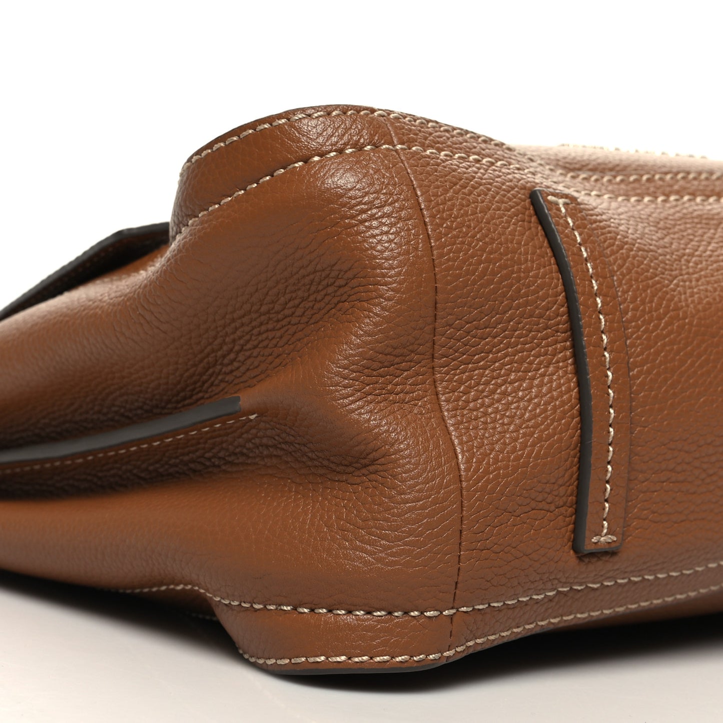 Grained Calfskin The Director Tote Brown