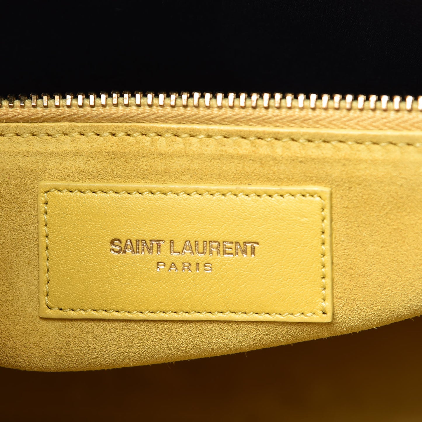 Grained Calfskin Small Sac De Jour Yellow