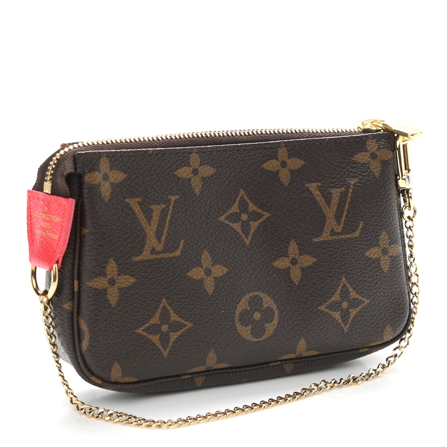 Monogram 2021 Christmas Animation London Mini Pochette Accessories Red