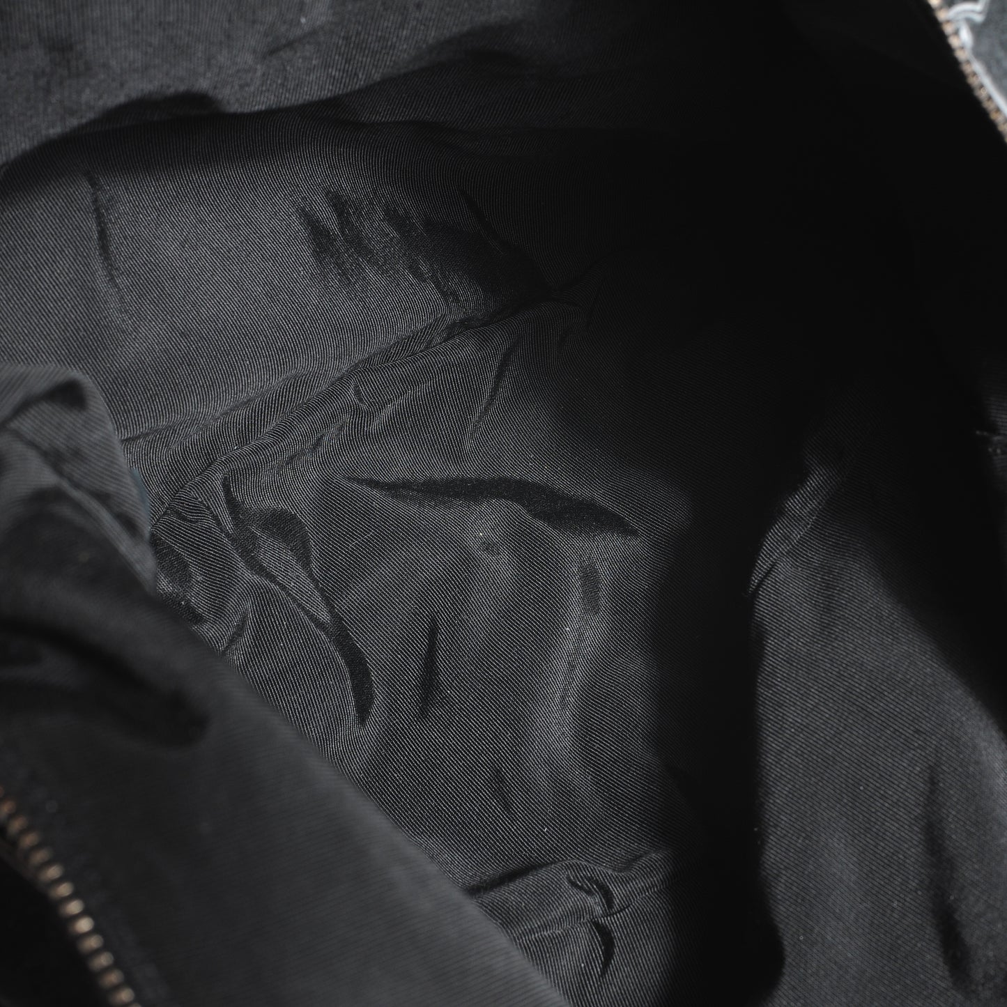 Suede Patchwork Hobo Charcoal Grey