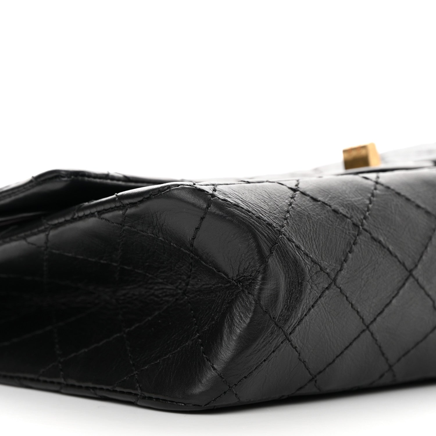 Chanel Aged Calfskin Quilted 2.55 Reissue 225 Flap Black 8 of 12