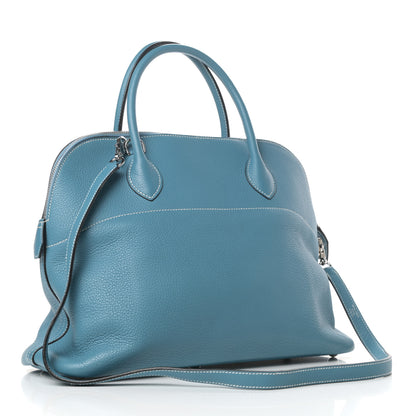 Hermes Taurillon Clemence Bolide 31 Blue Jean 3 of 11