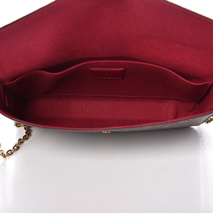 Louis Vuitton Monogram Pochette Felicie Chain Wallet Fuchsia 5 of 10