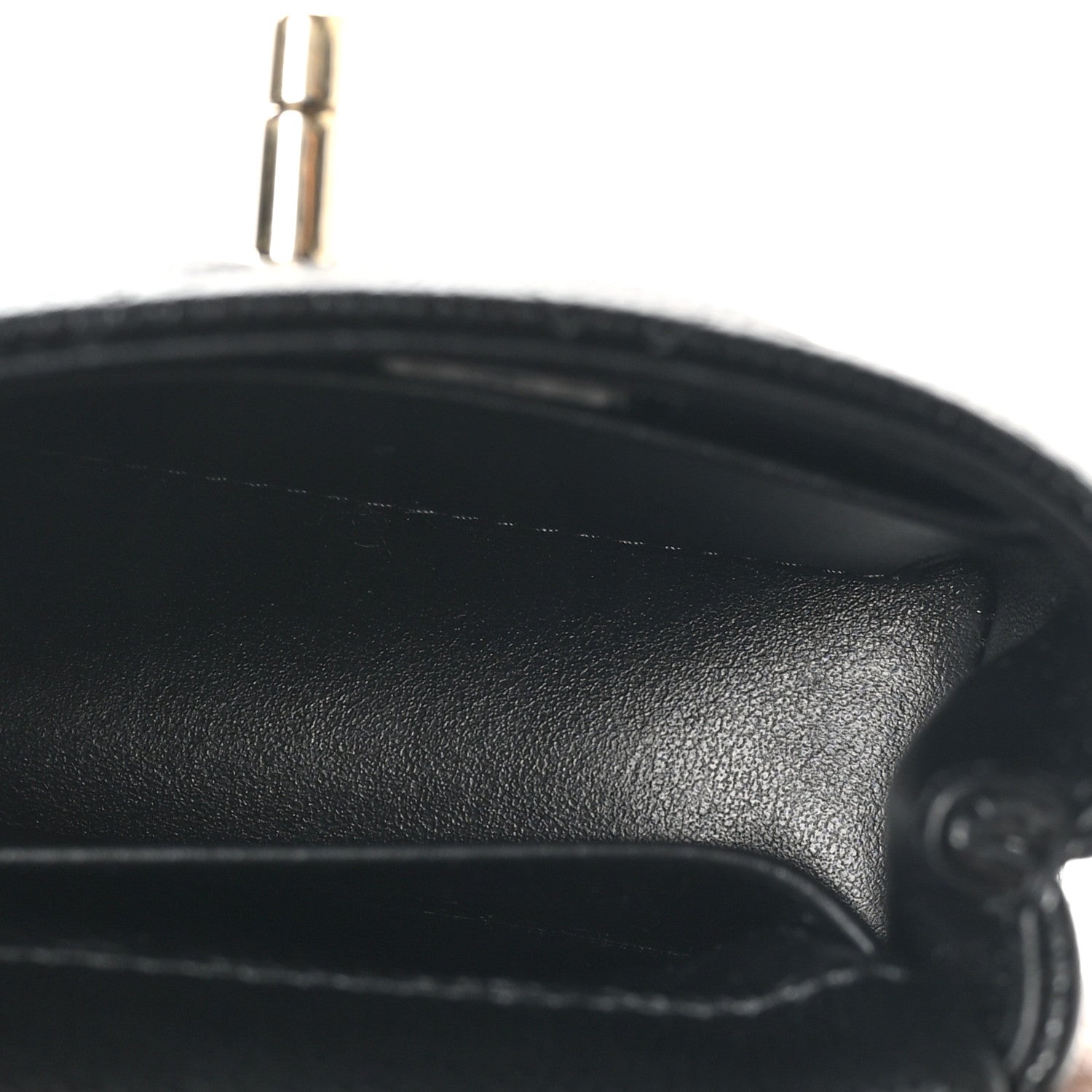Chanel Caviar Quilted Nano Coco Handle Clutch With Chain Black 5 of 10