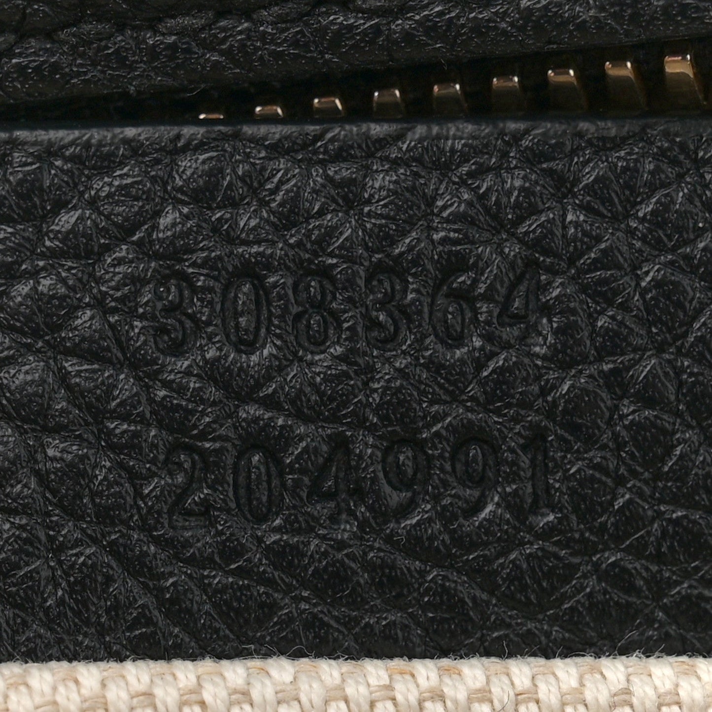 Pebbled Calfskin Small Soho Disco Bag Black