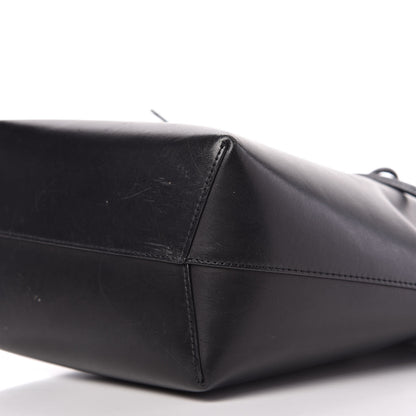 Mansur Gavriel Vegetable Tanned Calfskin Mini Bucket Bag Black Royal 7 of 9