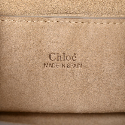 Chloe Suede Calfskin Mini Faye Bracelet Bag Tobacco 6 of 10