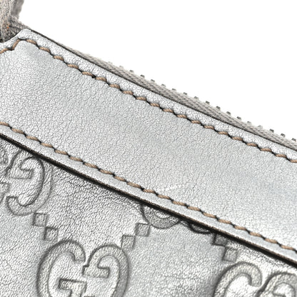 Gucci Guccissima New Britt Wristlet Silver 11 of 11