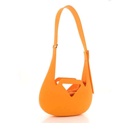 Bottega Veneta Rubberized Canvas Punch Tote Tangerine 3 of 9