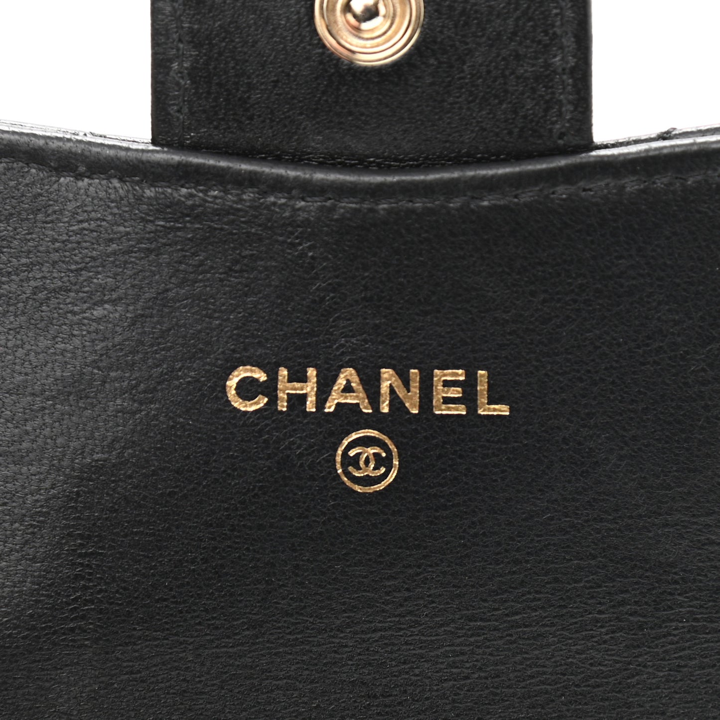Lambskin Quilted Chain Belt Bag Black
