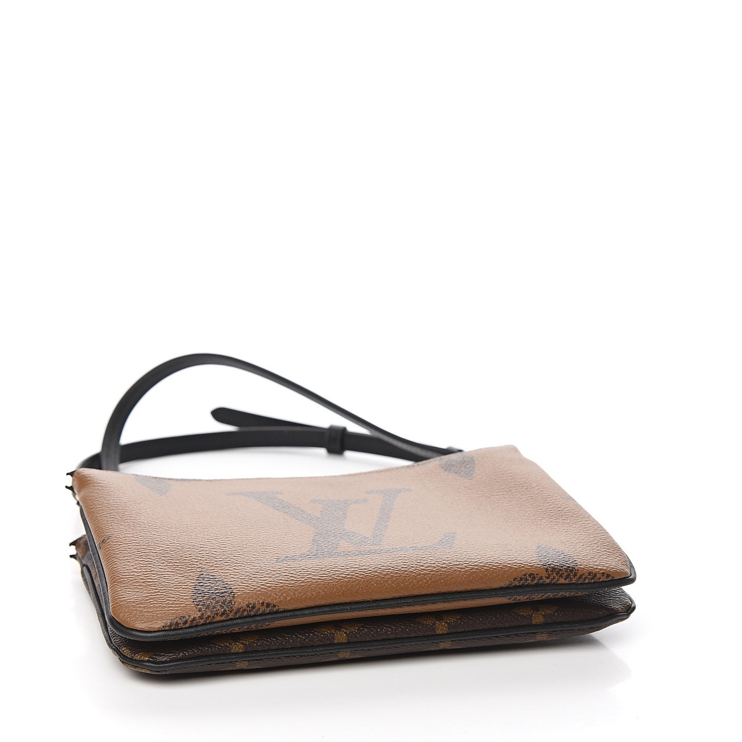 Reverse Monogram Giant Double Zip Pochette