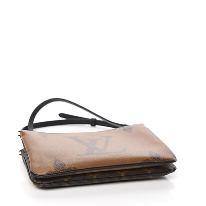 Louis Vuitton Reverse Monogram Giant Double Zip Pochette 3 of 10