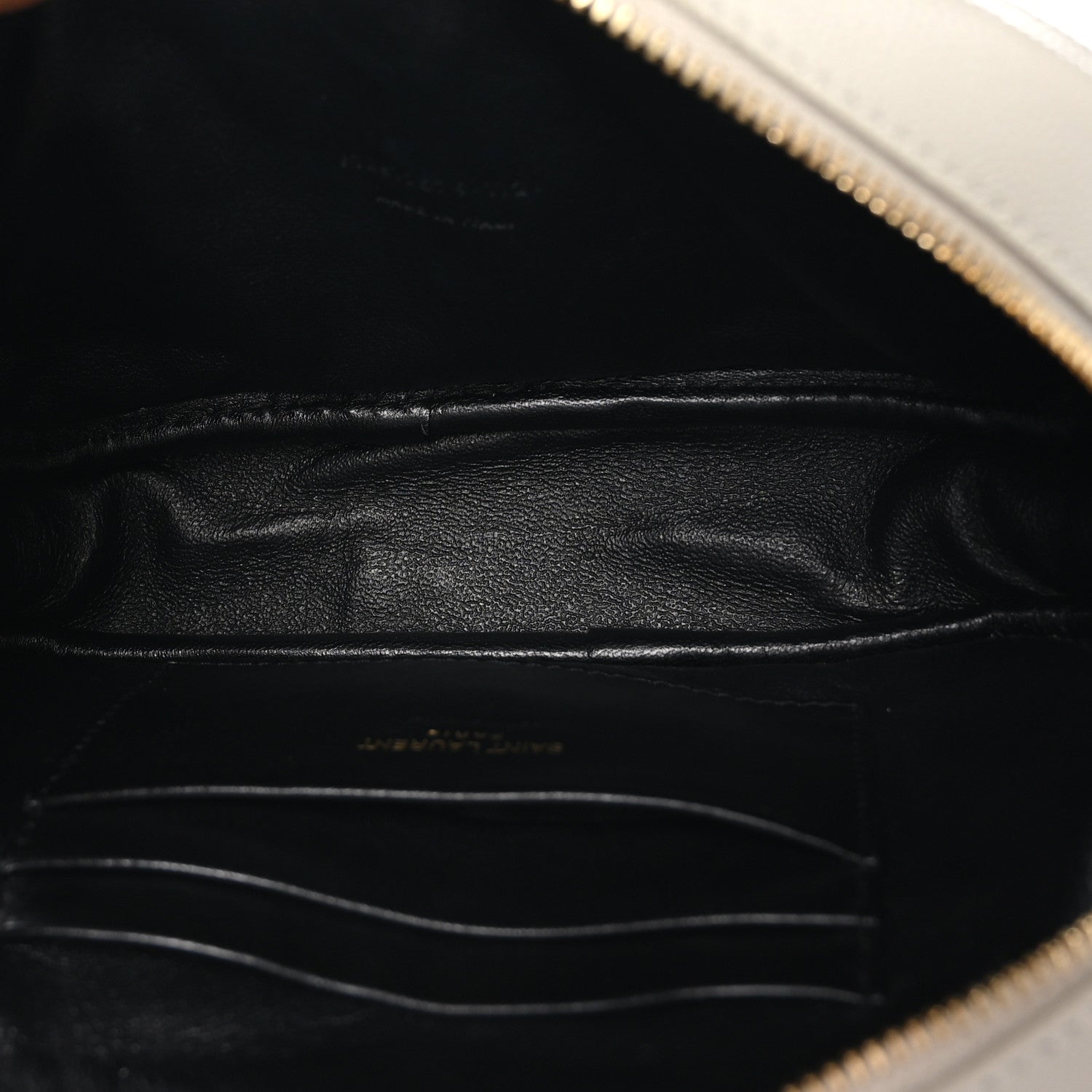 Saint Laurent Grain De Poudre Matelasse Monogram Mini Lou Camera Bag Crema Soft 5 of 12