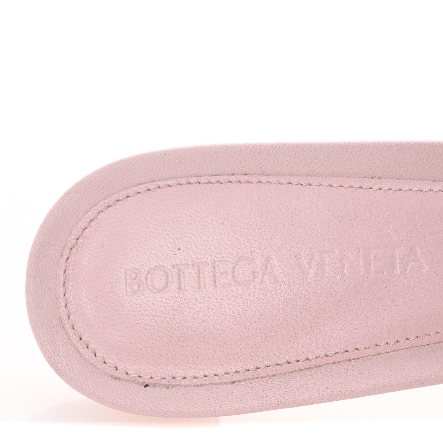 Bottega Veneta Nappa Padded Kitten Heel Mule Sandals 37.5 Cameo 8 of 10