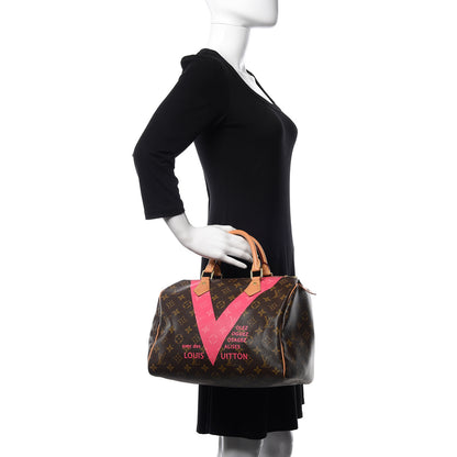 Louis Vuitton Monogram Speedy 30 V Grenade 2 of 12