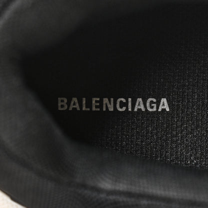 Balenciaga Fabric Mesh Washed Effect Mens Triple S Sneakers 45 Black Red 6 of 9