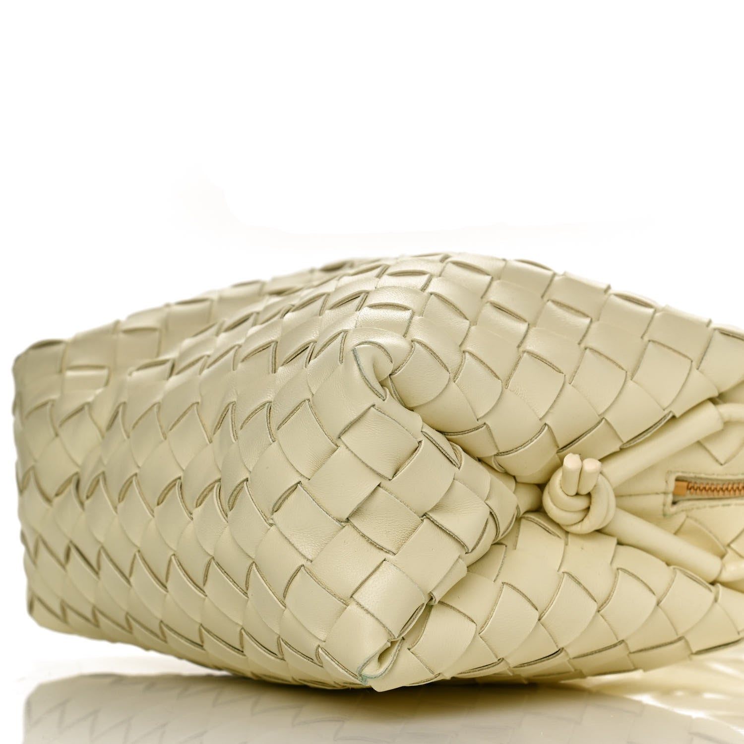 Bottega Veneta Nappa Intrecciato Small Loop Camera Bag Lemon Washed 8 of 10