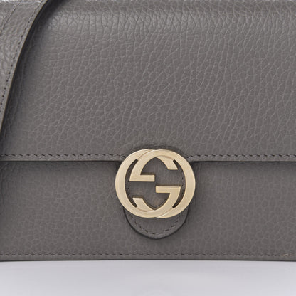 Gucci Dollar Calfskin Interlocking G Chain Wallet Loess 9 of 9
