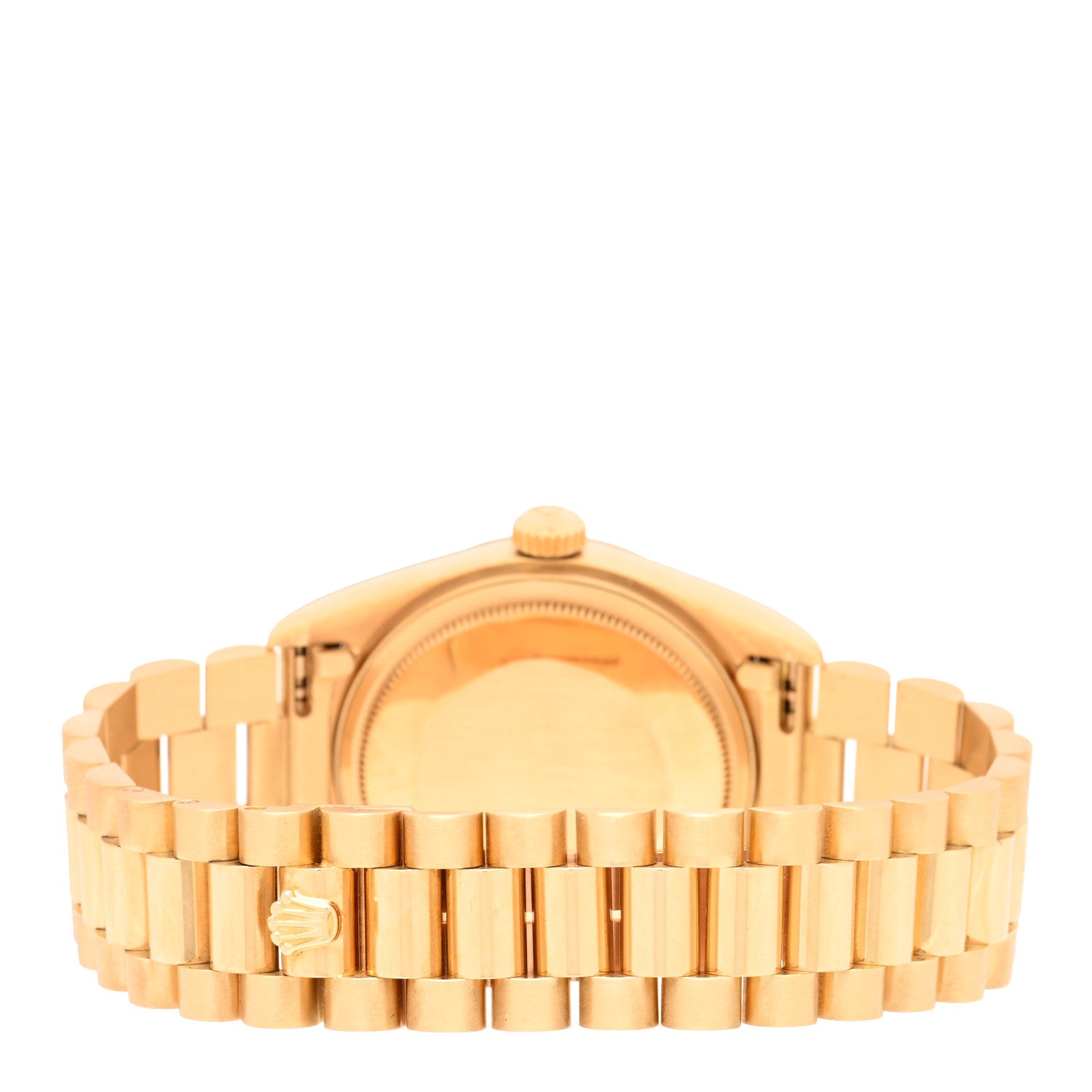 Rolex 18K Yellow Gold Diamond 36mm Oyster Perpetual Day-Date President Watch Black 18038 3 of 5