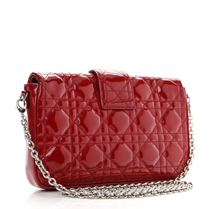 Christian Dior Patent Cannage Miss Dior Promenade Pouch Red 3 of 10