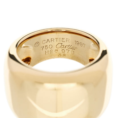 Cartier 18K Yellow Gold Nouvelle Vague Dome Ring 48 4.5 4 of 4