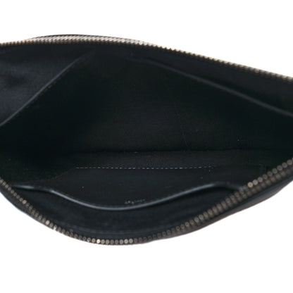 Christian Dior Coated Canvas CD Diamond Hit The Road A5 Pouch Black 5 of 10