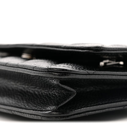 Chanel Caviar Quilted Wallet on Chain WOC Black 11 of 15