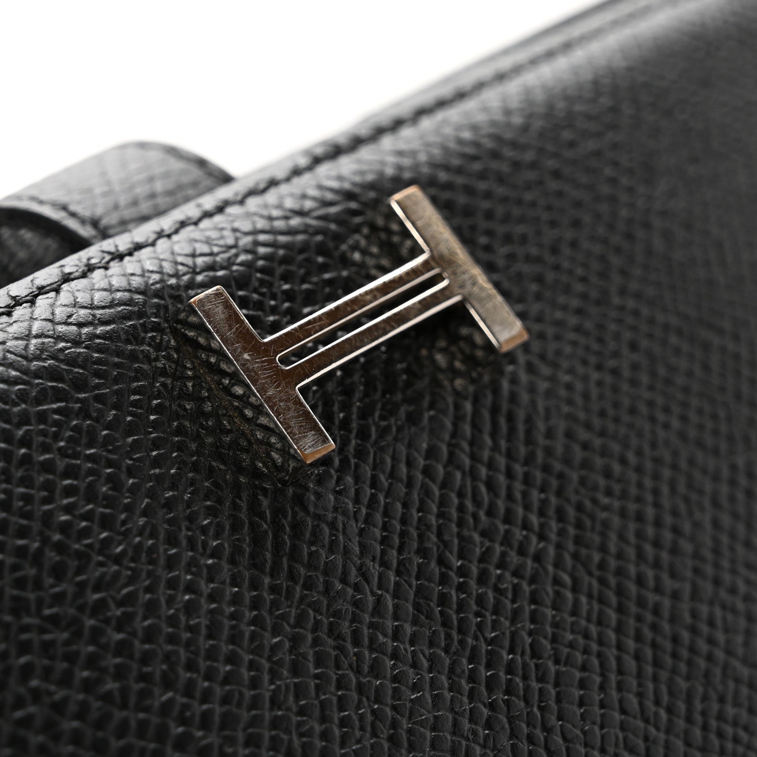 Hermes Epsom Bearn Gusset Wallet Black 12 of 17