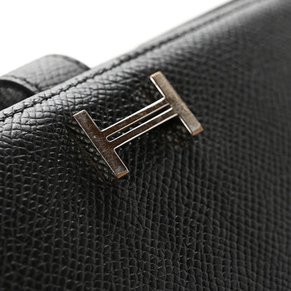 Hermes Epsom Bearn Gusset Wallet Black 12 of 17