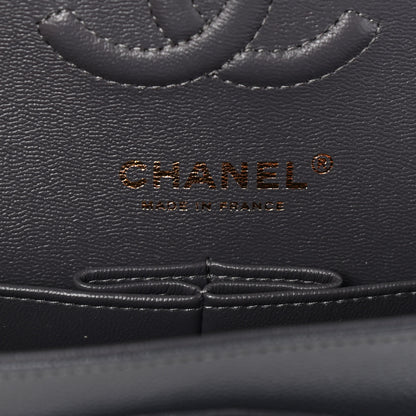 Chanel Caviar Quilted Small Double Flap Dark Grey 5 of 8