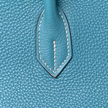 Hermes Togo Birkin 35 Blue Jean 12 of 13