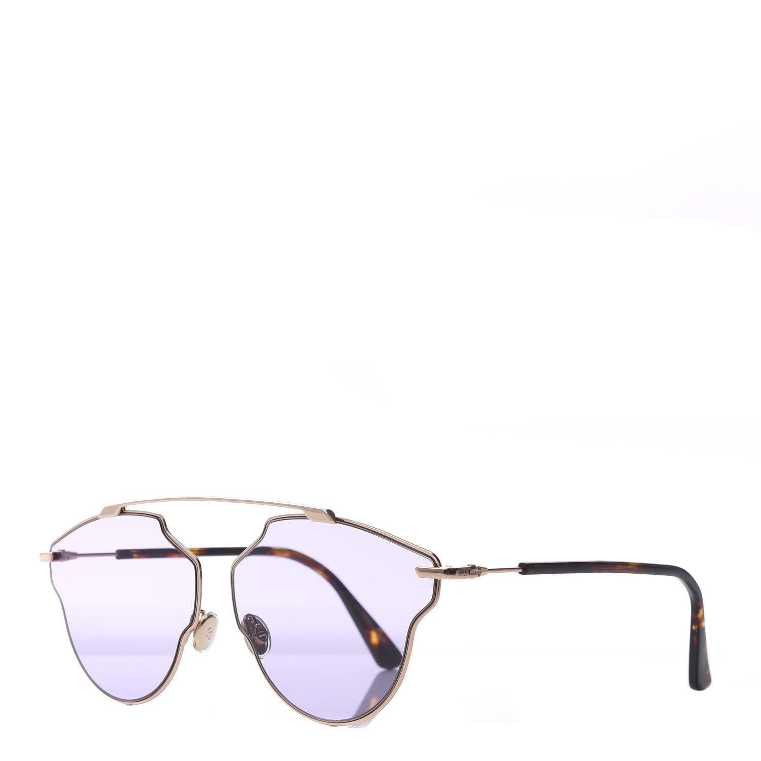 Christian Dior So Real Pop Sunglasses Rose Gold Purple 1 of 9