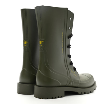 Christian Dior Rubber Diorcamp Low Boots 39 Military 4 of 12