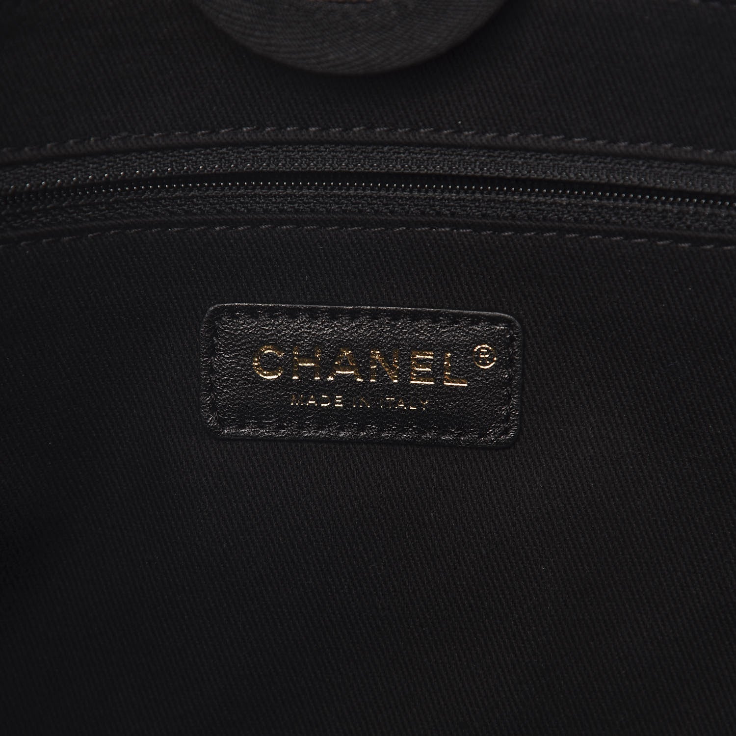 Chanel Mixed Fibers Striped Small Deauville Tote Black 6 of 11