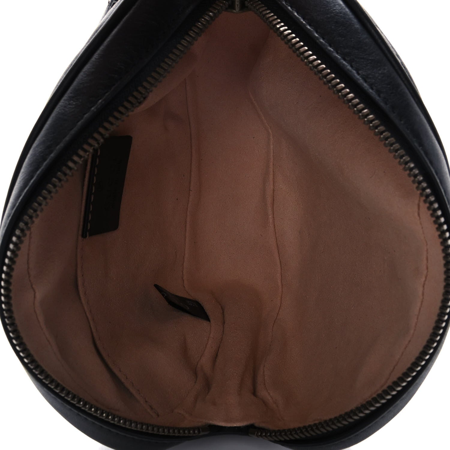 Gucci Calfskin Matelasse GG Marmont Belt Bag 85 34 Black 5 of 12