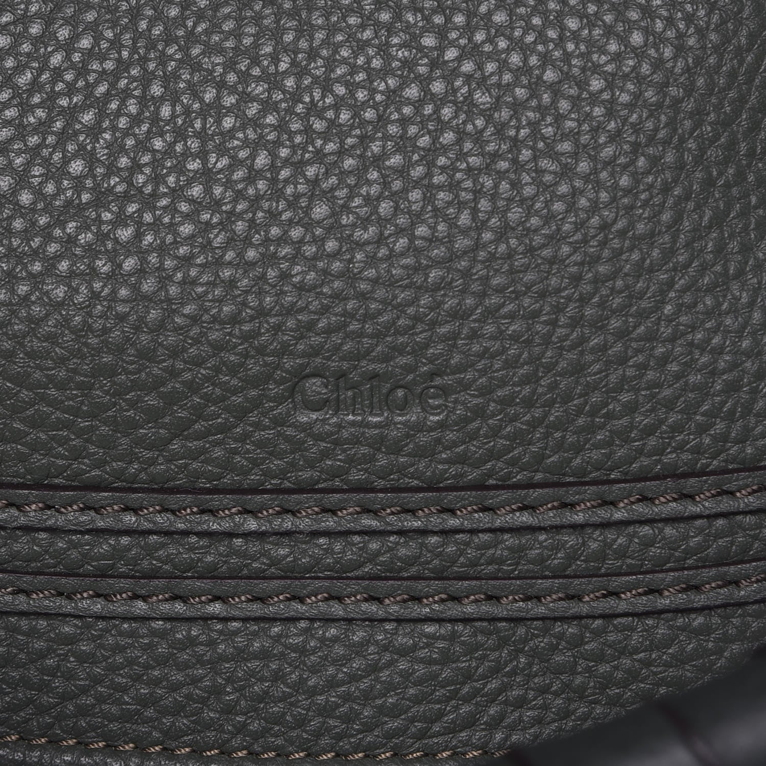 Chloe Calfskin Medium Marcie Satchel Midnight Green 7 of 11