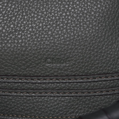 Chloe Calfskin Medium Marcie Satchel Midnight Green 7 of 11