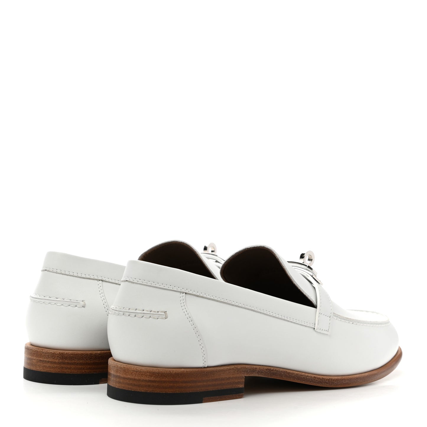 Calfskin Womens Destin Loafer 39 White