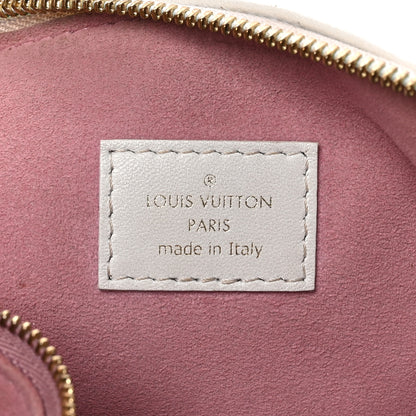 Louis Vuitton Lambskin Embossed Monogram LV Garden Coussin PM Cream 6 of 9
