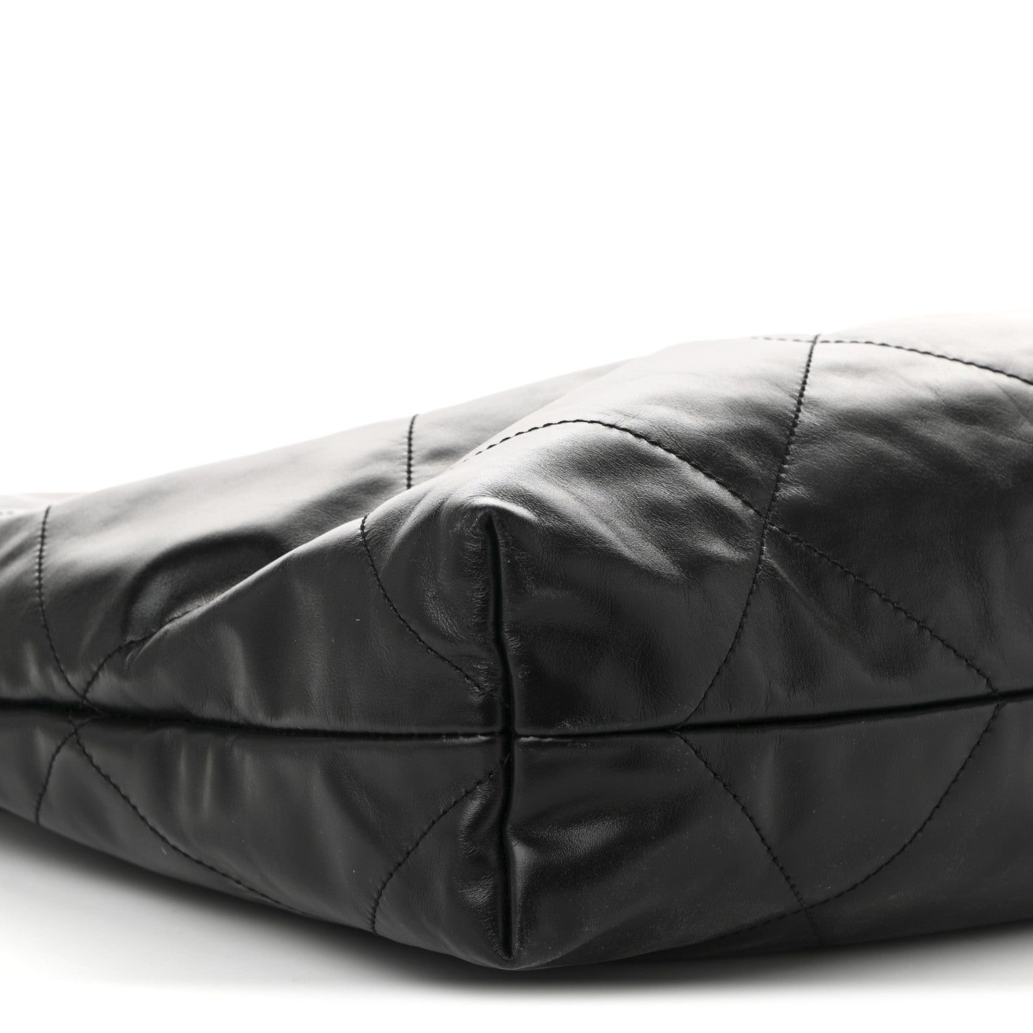 Chanel Shiny Calfskin Quilted Chanel 22 Black 9 of 10