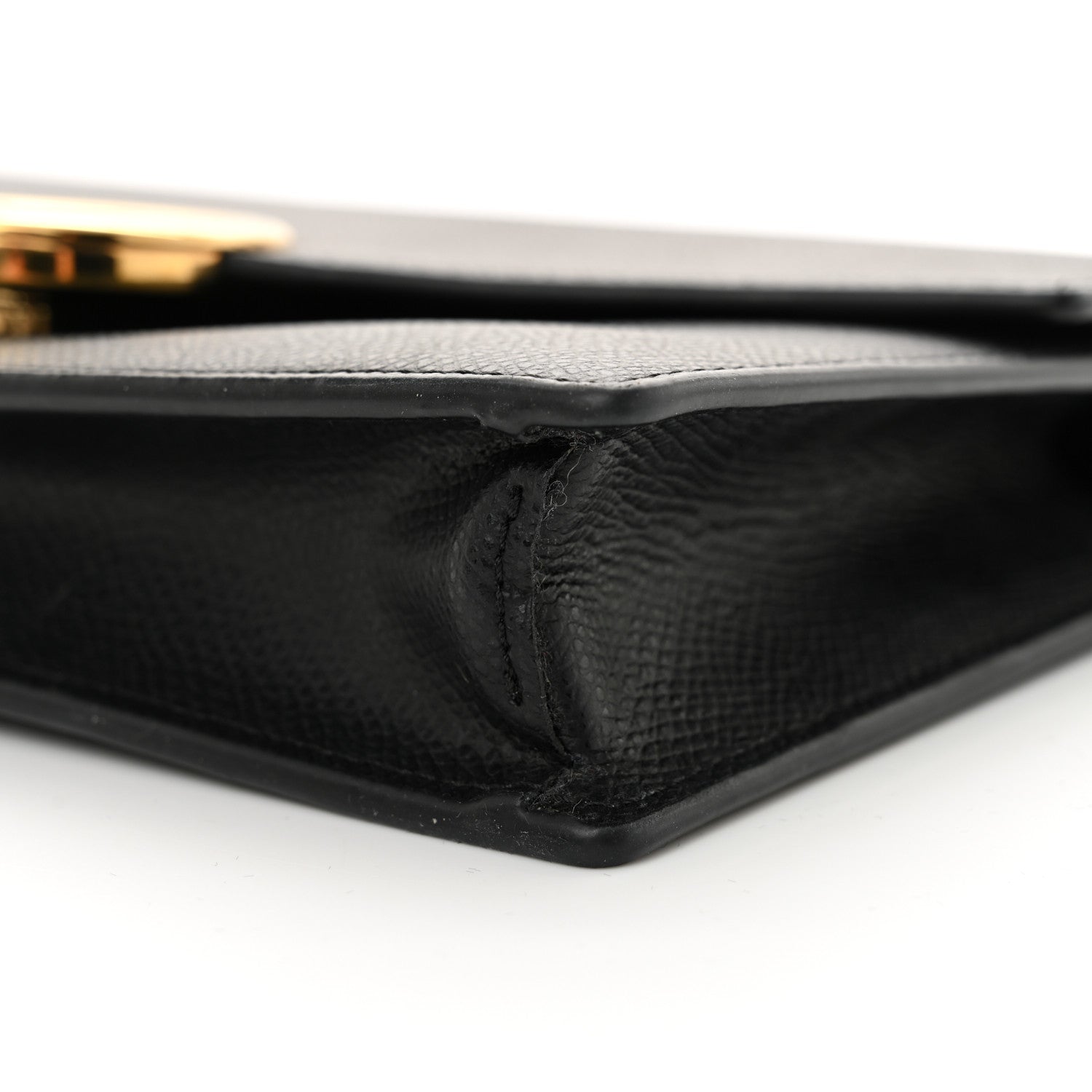 Fendi Vitello Cruise F is Fendi Medium Envelope Wallet on Chain Black 11 of 14