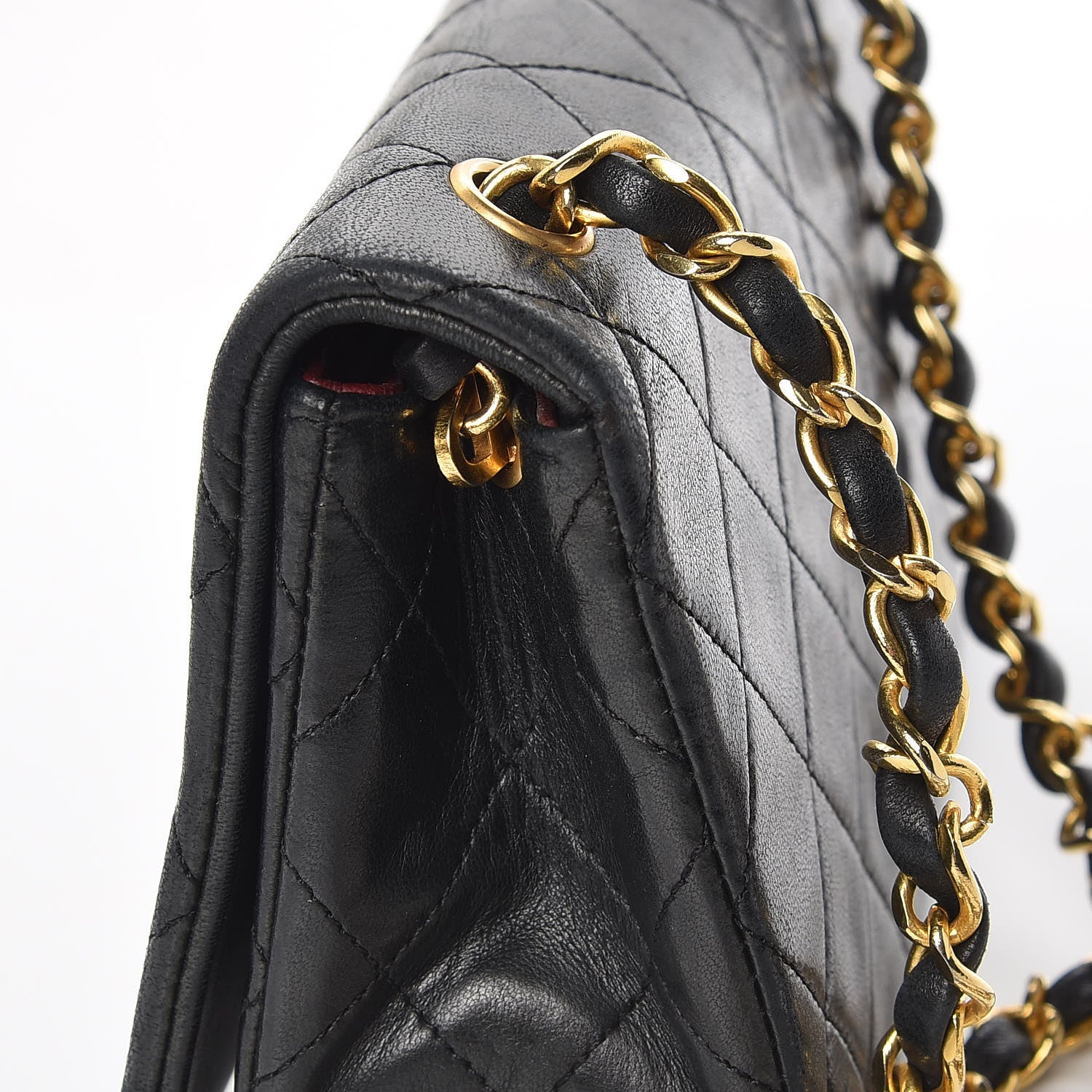 Chanel Lambskin Quilted Mini Flap Black 14 of 17