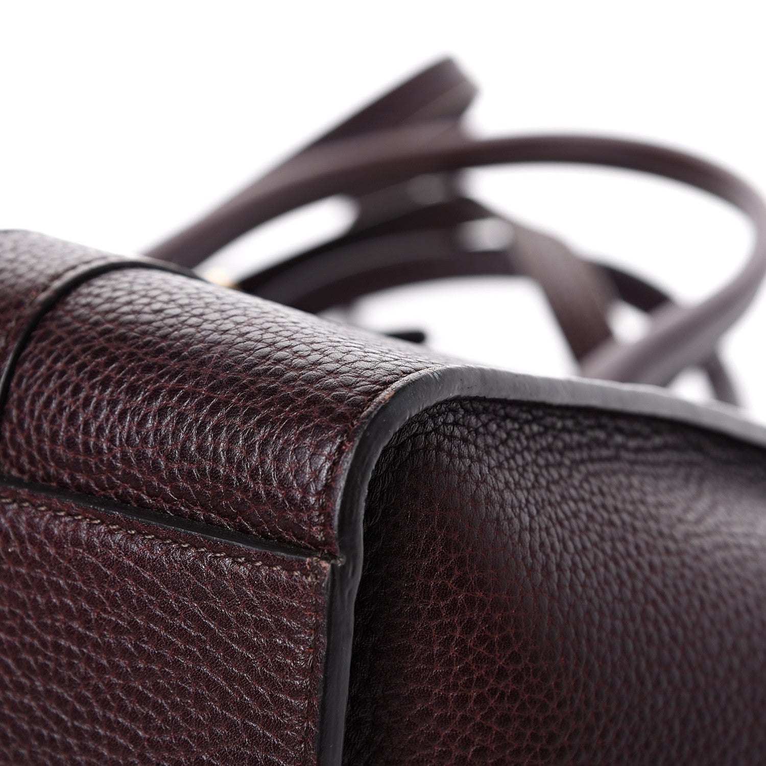 Mulberry Grain Vegetable Tanned Calfskin Small Zipped Bayswater Oxblood 9 of 15