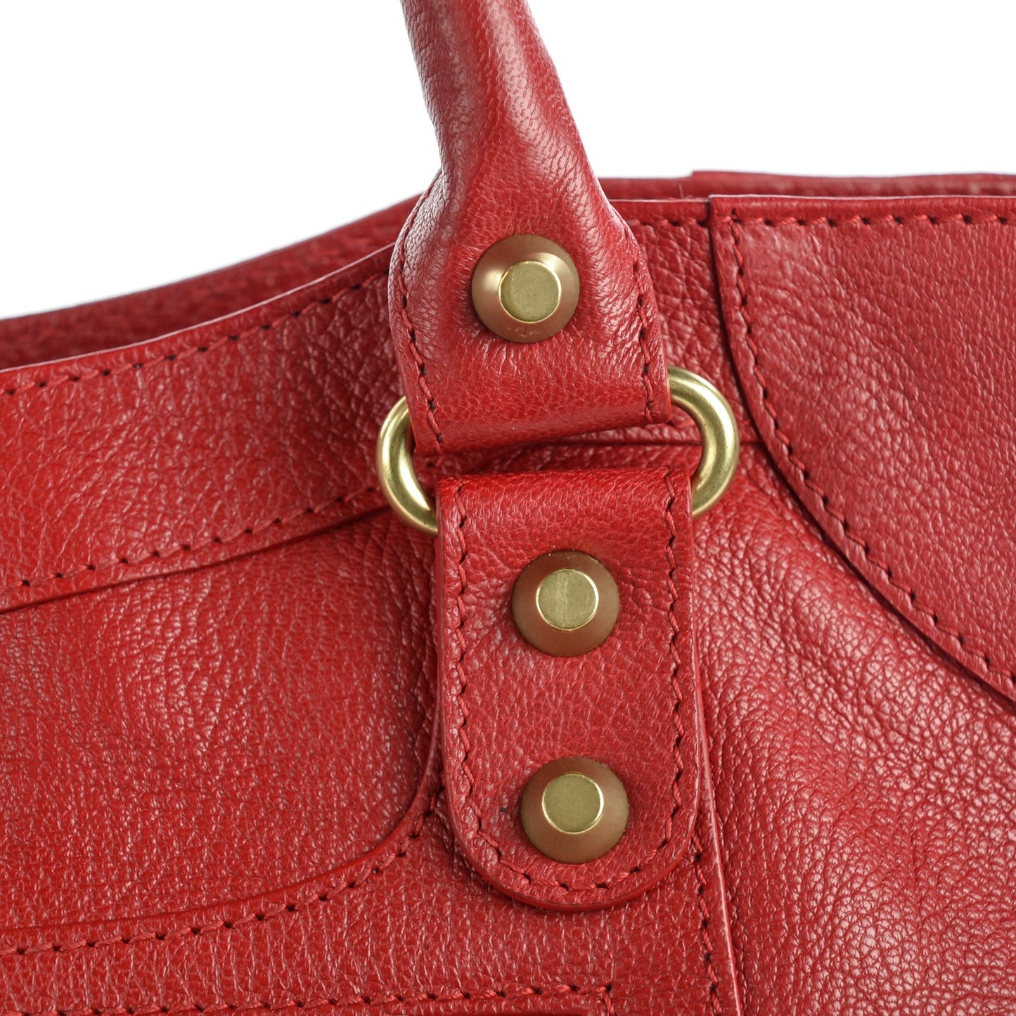 Sugar Goatskin Classic Gold Hardware Velo Rouge Rouge Coquelicot