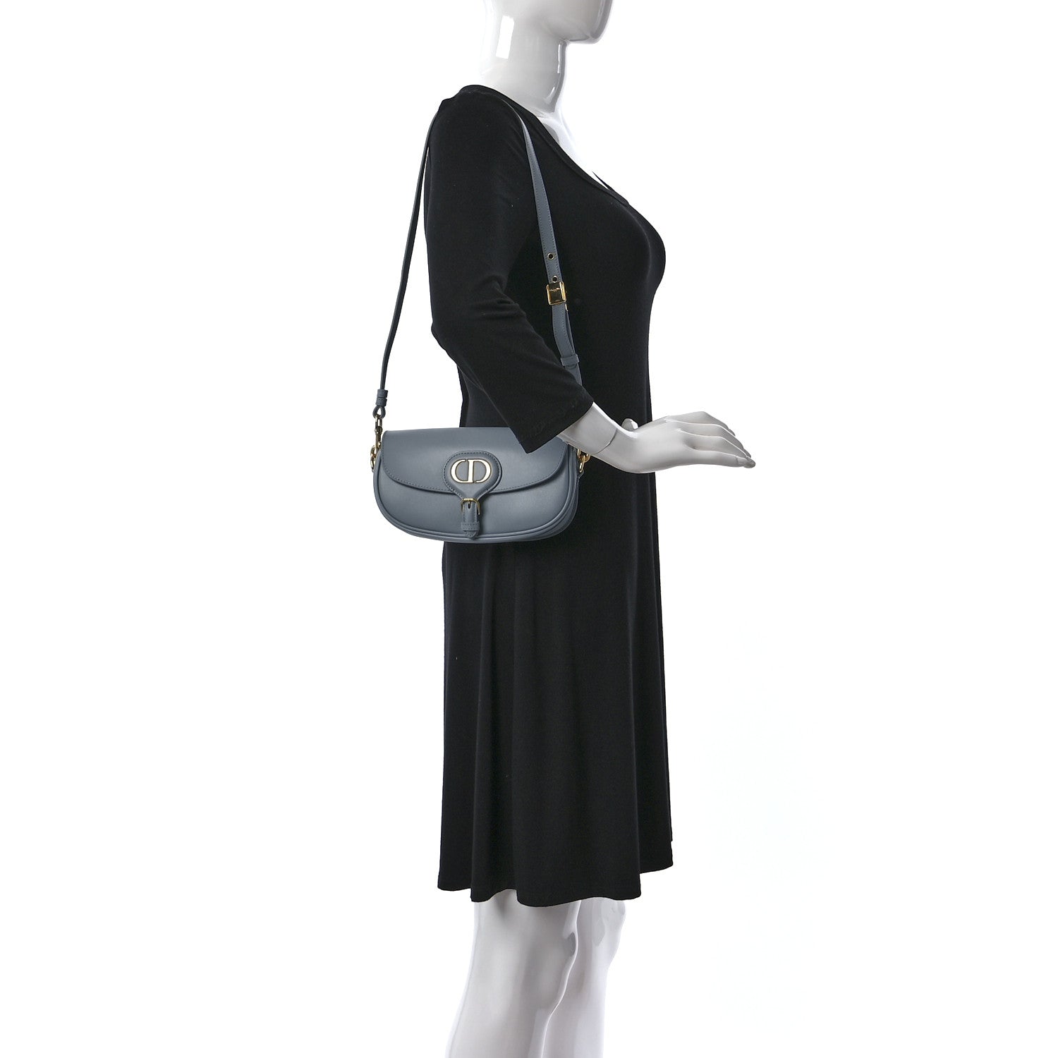 Christian Dior Box Calfskin East West Bobby Bag Horizon Blue 2 of 9