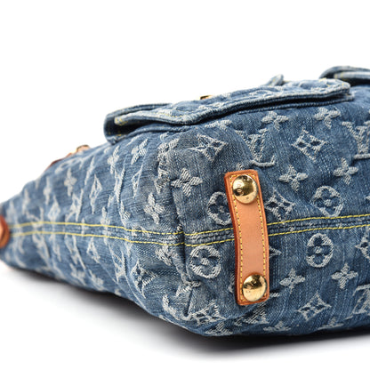 Louis Vuitton Denim Baggy GM Blue 7 of 10
