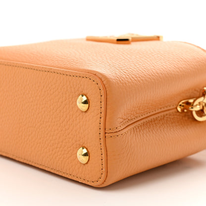 Louis Vuitton Taurillon Mini Capucines Safran Imperial 9 of 9