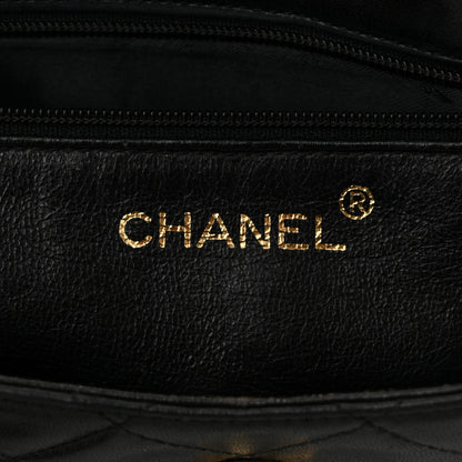 Chanel Lambskin Quilted CC Tassel Flap Black 6 of 15