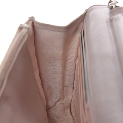 Chanel Lambskin Quilted Wallet On Chain WOC Rose Pale 12 of 26