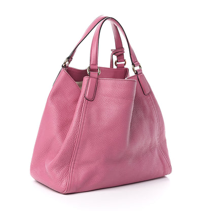 Gucci Pebbled Calfskin Medium Soho Shoulder Bag Fresia Rose 2 of 8